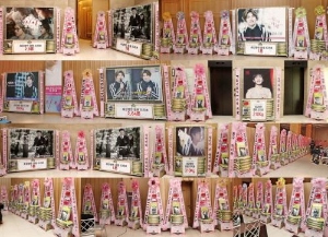 東方神起チャンミンの多国籍ファンが、Mnetドラマ『ミミ』に出演するチャンミンに米花輪を送り、彼を応援した。写真提供：ドリーミー