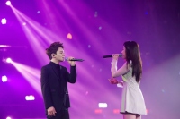 EXOとチャン・リインがジャッキー・チェンのチャリティーコンサート「2014 Peace & Love & Friendship」に参加し、現地ファンの熱い反応を得た。写真＝SMエンターテインメント