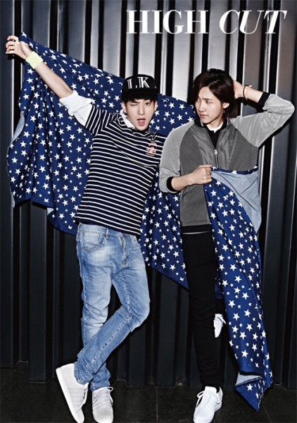 B1A4が、4月3日に発刊されたスタースタイルマガジン「HIGH CUT」で自由奔放な5人のファッショングラビアを公開した。
