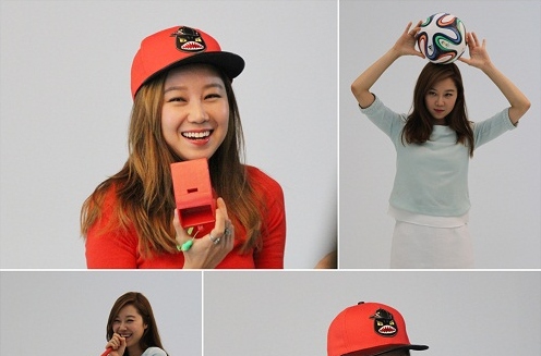 女優コン・ヒョジンがワールドカップの韓国代表チームにエールを送った。写真=マネージメントSOOP公式Facebook