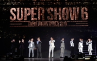 ワールドツアー「SUPER SHOW6」で世界中のファンを魅了しているSUPER JUNIORが、ソウル、東京、香港に続いて北京公演も大盛況に終えた。写真：SMエンターテインメント