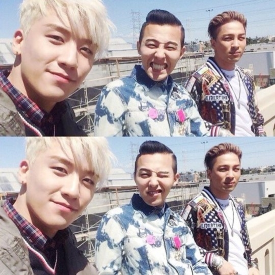 BIGBANGのV.I(スンリ)が、G-DRAGONとSOL(テヤン)とともに撮った写真を公開した。