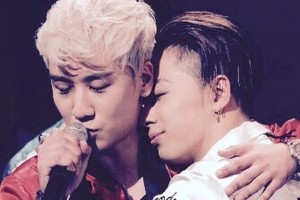 BIGBANGのSOL(テヤン)、V.I(スンリ)とのラブラブツーショットを公開!