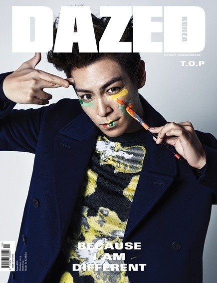 BIGBANGのT.O.P（トップ）がグラビアを公開し、注目を集めている。写真：DAZED KOREA