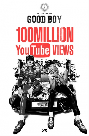 G-DRAGON&SOLの『GOOD BOY』のPVの再生回数がYouTubeで1億回を突破した。写真：YGエンターテインメント
