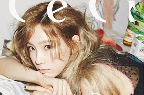 少女時代テヨン、ファッション誌の表紙を飾る「金髪の妖精」