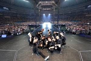 EXO（SMエンターテインメント所属）が、３回目のワールドツアーのうちの日本ツアーを成功裏に終えた。写真：SMエンターテインメント