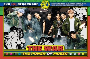 EXOのリパッケージアルバム『THE WAR』が2週連続で首位