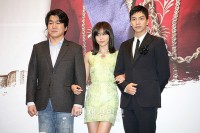 『ザ・キング2Hearts』製作発表会に出席するユン・ジェムン＆ハ・ジウォン＆イ・スンギ